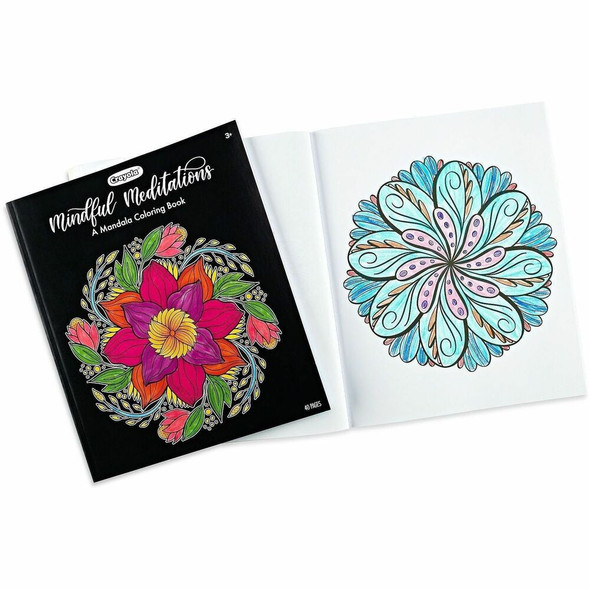 Crayola Mandala Coloring Book Printed Book - 40 Pages - Book Crayola Mandala Coloring Book Printed Book - 40 Pages - Book
