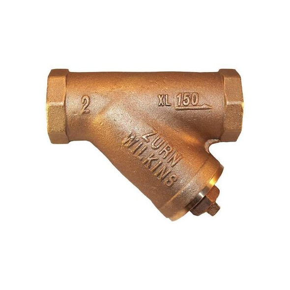 Y Strainer, 1-1/2" Pipe, FNPT x FNPT, Lead Free Bronze, 300 psi WOG