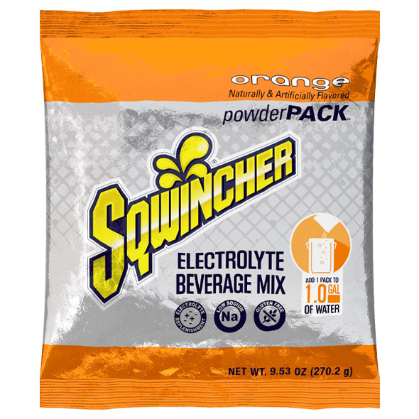 Sqwincher® Regular Powder Packs, 9.53 oz Packs, 1 gal Yield