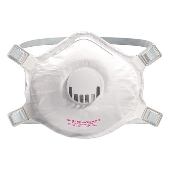 Kleenguard Disposable Respirator,Adjustable,PP,Wht 55400