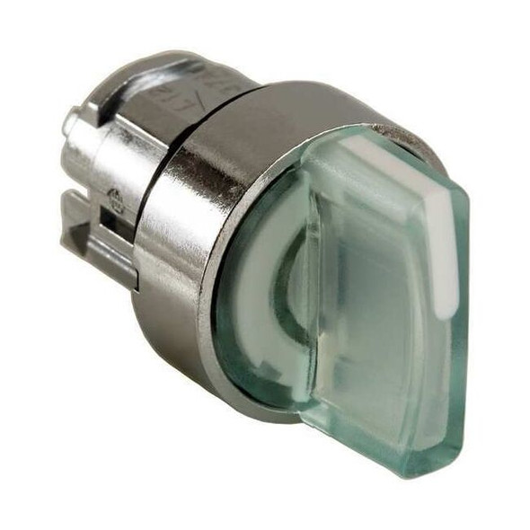 Schneider Electric Illum Selector Switch,3 Pos,22mm,White ZB4BK1813