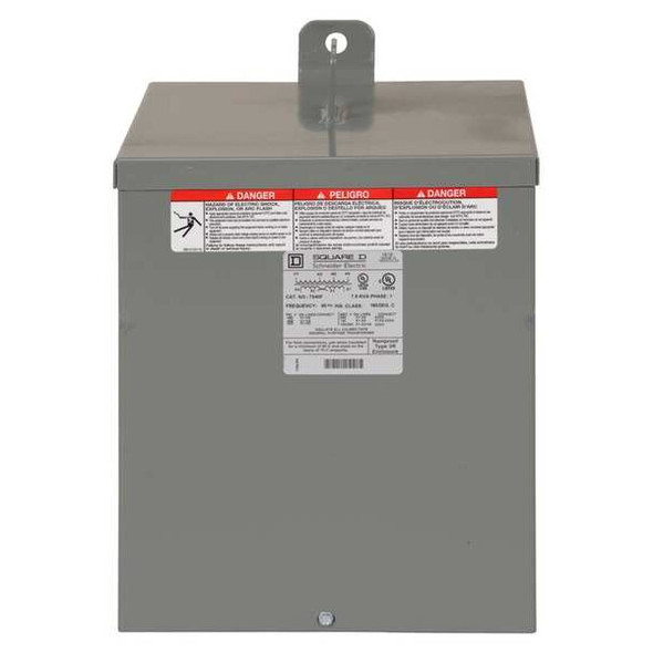 General Purpose Transformer, 7.5 kVA, NEMA 3R, 120/240V AC, 480V AC