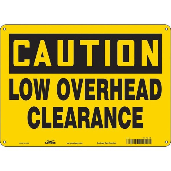 Condor Safety Sign,10 inx14 in,Aluminum 477L82 Condor Safety Sign,10 inx14 in,Aluminum 477L82