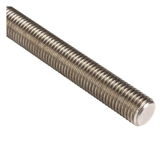 Fully Threaded Rod, 7/8"-9, 6 ft, Stainless Steel, 18-8, Plain Finish