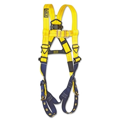 Delta Vest Style Climbing Harness with Back and Front D-Rings, Large