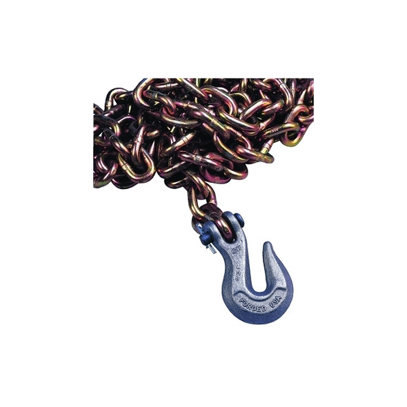 Grade 70 Transport Chains, 5/16 in, 4,700 lb Limit, Yellow Dichromate