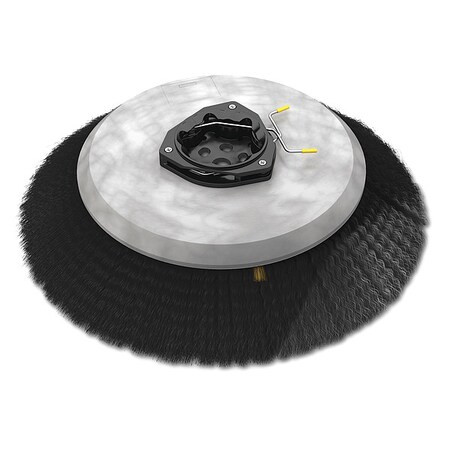 Tennant Rotary Brush,Polypropylene,Round 1220185