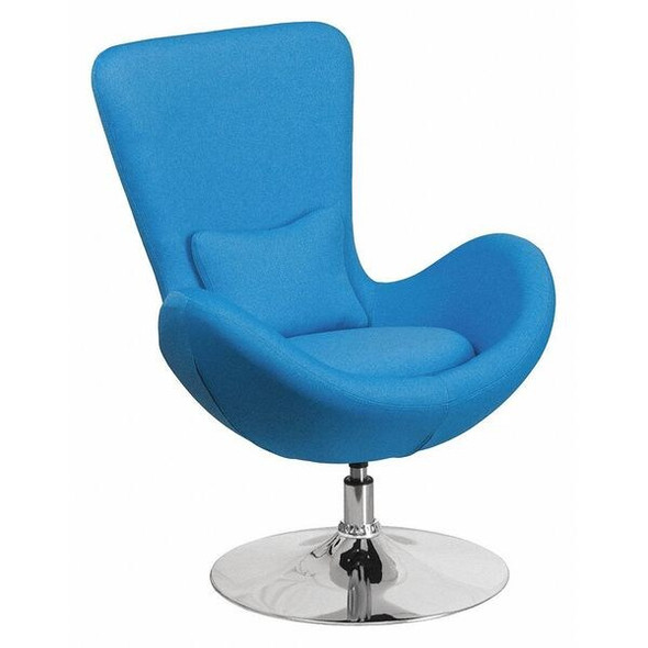 Flash Furniture Aqua Fabric Egg Series Chair CH-162430-AQ-FAB-GG