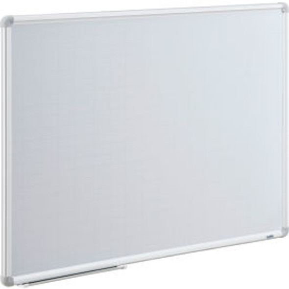 Global Industrial Magnetic Steel Dry Erase Planning Board Aluminum Frame 1x2 Gri