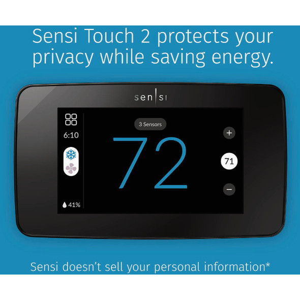 Copeland Sensi Touch 2 Room Sensor Compatible Wi-Fi Smart Thermostat