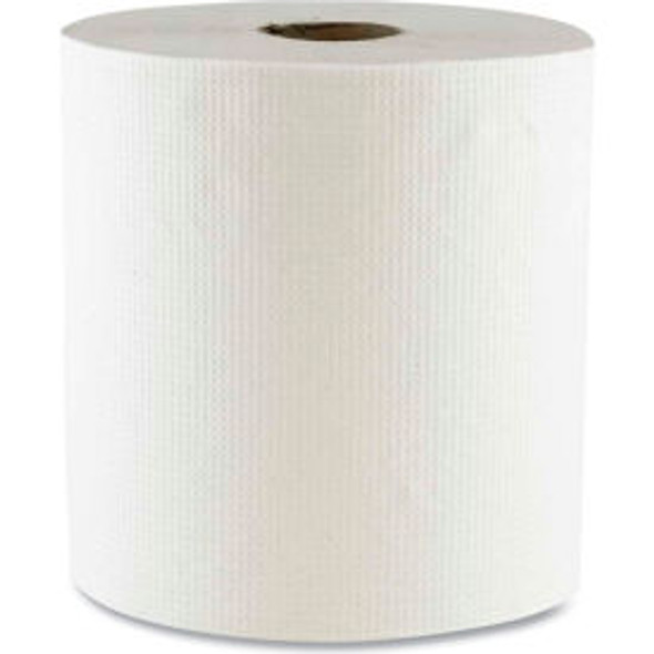 Boardwalk Hard Wound Towel 1-Ply 8""W x 700'L White 6 Rolls/Case
