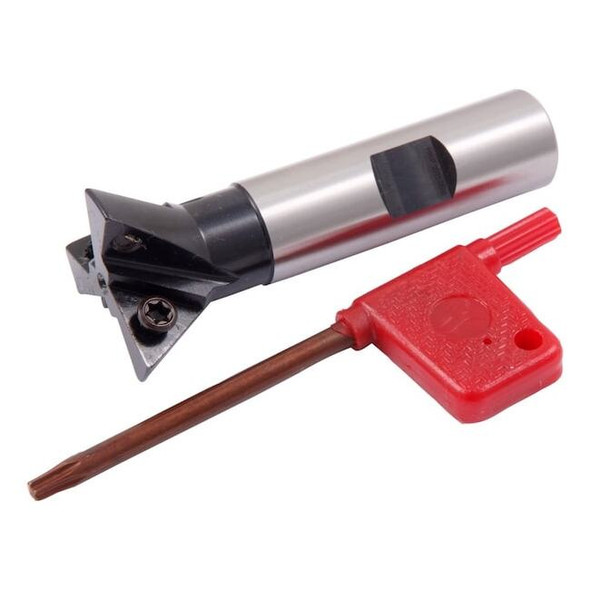 Hhip 1-3/8" X 5/8 Shank 3 Flute 60 Degree Indexable Dovetail Cutter 2075-0506