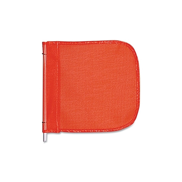 Replacement Warning Whip Flag, 12 in x 11 in, Orange