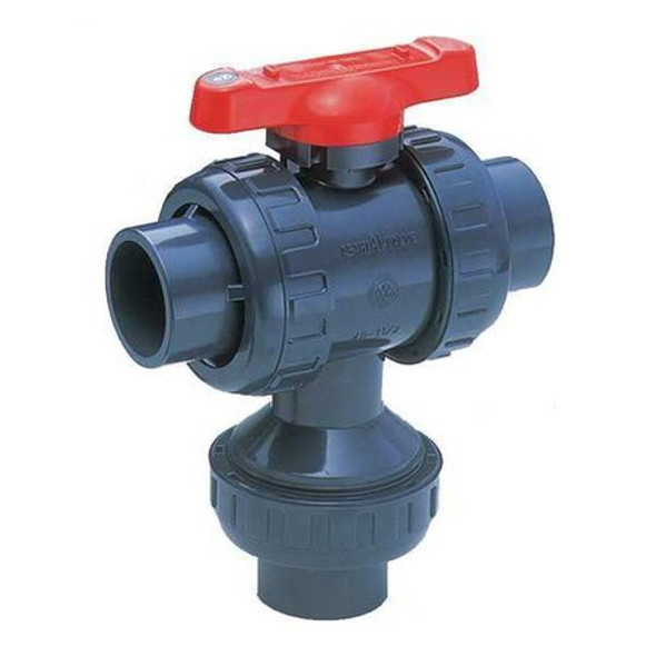 Asahi 2" Socket PVC Ball Valve 2-Way 2510007