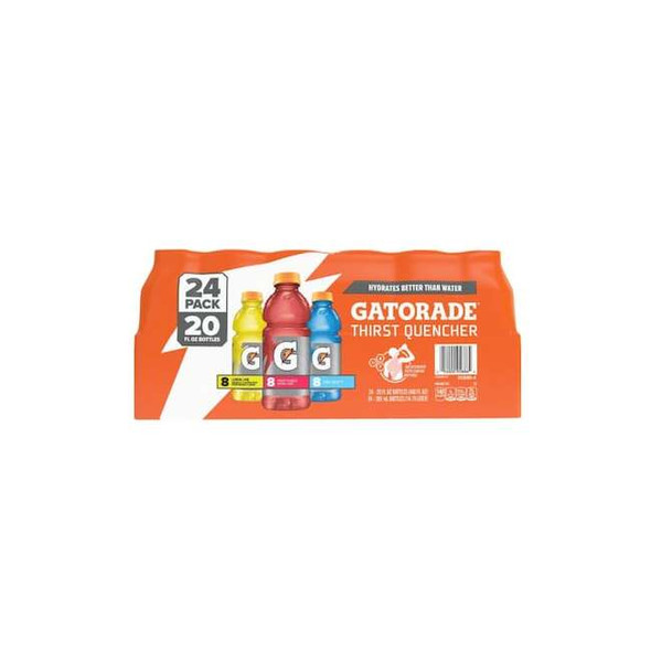 Gatorade Sports Drink,20 oz,Full-Sugar,PK24 5886