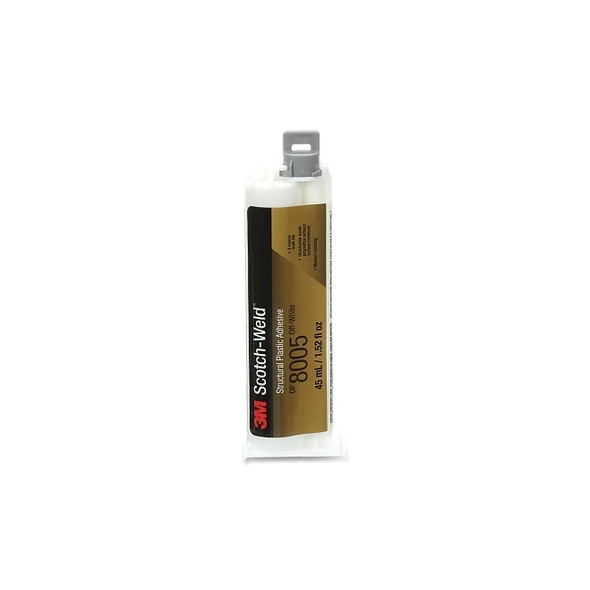 Scotch-Weld™ Structural Plastic Adhesive, DP8005, 1.52 fl oz, Cartridge, Off-White