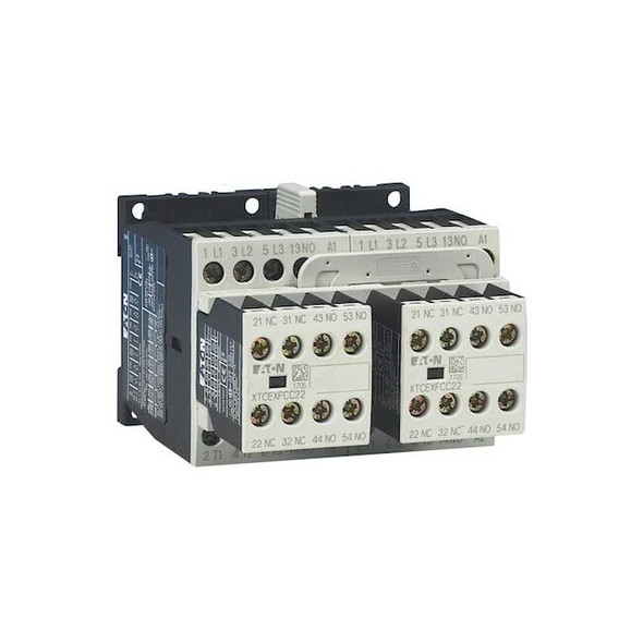 IEC Magnetic Contactor, 1NC/2NO, 120V AC, 3 P, Reversing, Screw