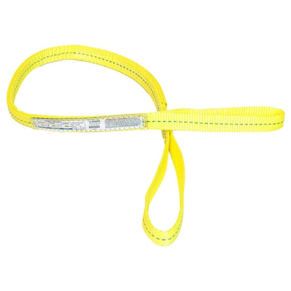 Stren-Flex Web Sling,Flat Eye,12 ft L,3,200 lb Cap. EEF-2-901PHV-12