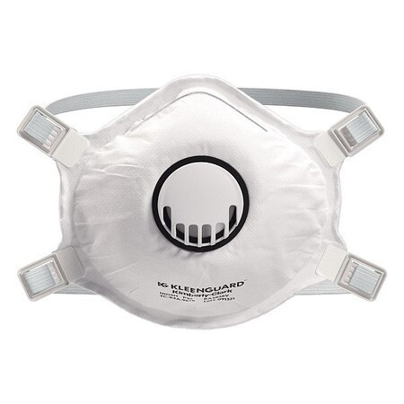 Particulate Respirator, R95, Molded, Adjustable, Metal Nose Clip, Universal