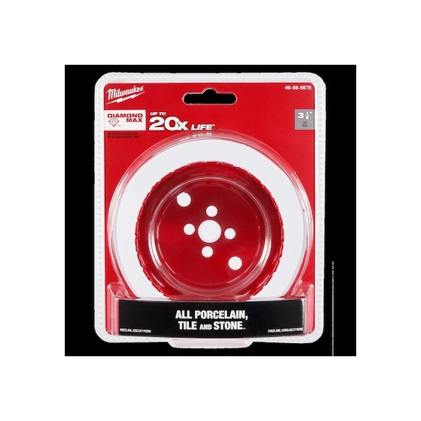 Milwaukee Tool 3-1/2" DIAMOND MAX Hole Saw 49-56-5678