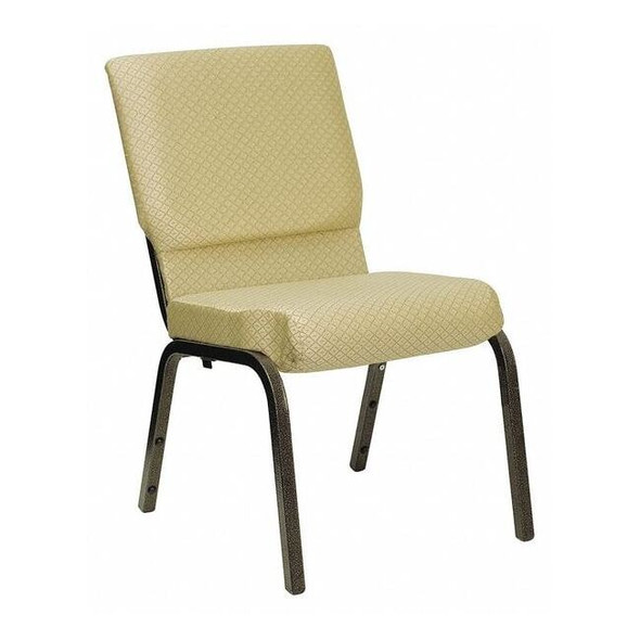 Flash Furniture Fabric Church Chair,Beige XU-CH-60096-BGE-GG
