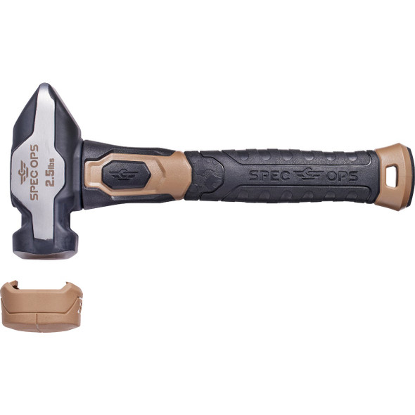 Spec Ops Tools 2.5 Lb. Blacksmith Sledgehammer with Soft Mallet Cap