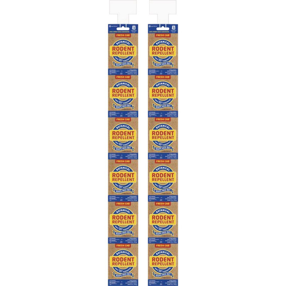 EarthKind Fresh Cab Rodent Repellent  2-Pack 5 Oz. 6-Count Clip Strip ROD2P6CS