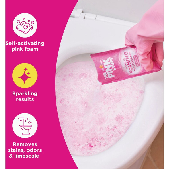 The Pink Stuff Miracle Power Foaming Toilet Cleaner (2-Pk.) 824996 615032