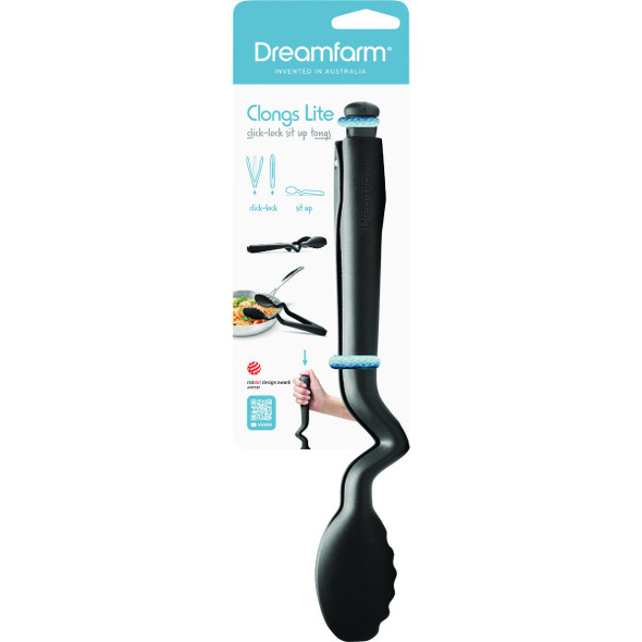 Dreamfarm 10-1/2 In. Clongs Lite, Black Dreamfarm 10-1/2 In. Clongs Lite, Black