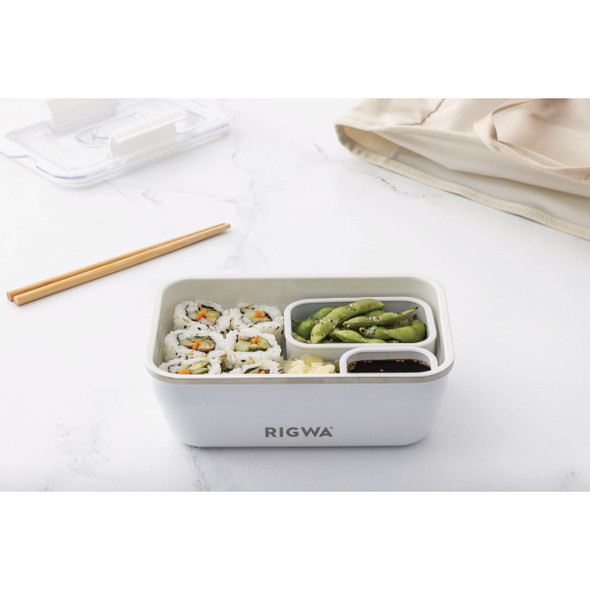 Rigwa Life 8 In. x 5 In. Bento Box Kit, Snowbird REX85_SNBD 626277