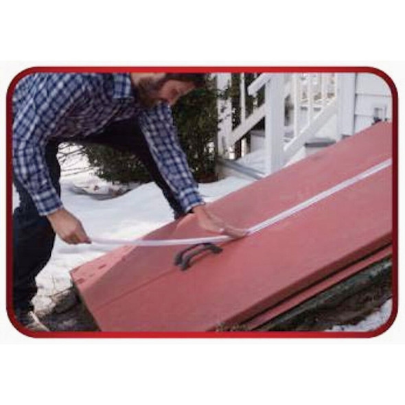 Flex Seal 2 In. x 16 Ft. Clear Draft and Insulation Seal Tape DFSCLR0216 643732