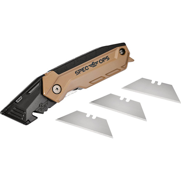 Spec Ops Folding Utility Knife with (3) Blades SPEC-K1-FF