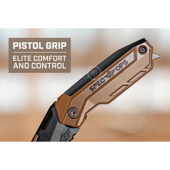 Spec Ops Folding Utility Knife with (3) Blades