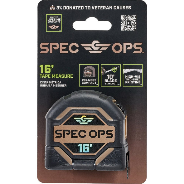 Spec Ops 16 Ft. Tape Measure SPEC-TM16 309425