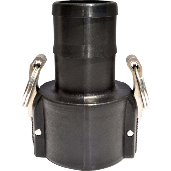 Green Leaf 1-1/2 In. Female Coupler x 1-1/2 In. Hose Barb No Lock Cam Lock C