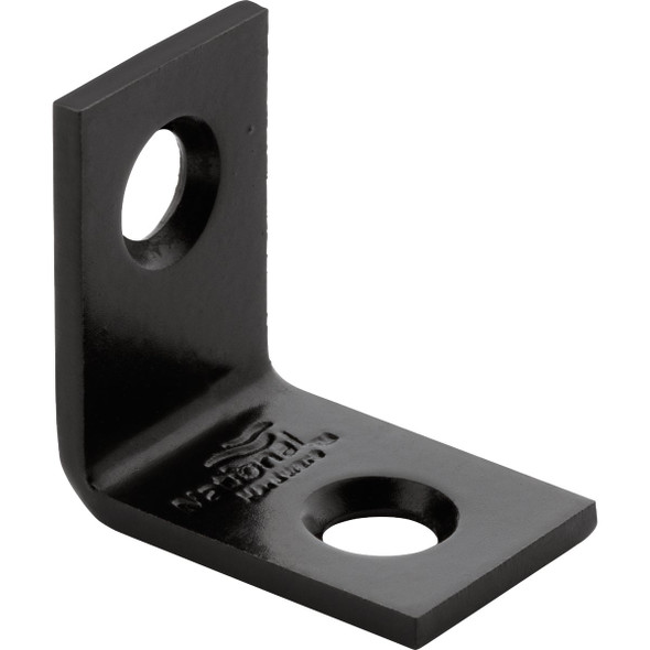 National Hardware 3/4 In. x 1/2 In. Black Corner Brace N275-700