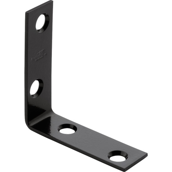 National Hardware 2 In. x 5/8 In. Black Corner Brace N275-703