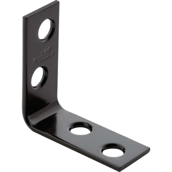 National Hardware 1-1/2 In. x 5/8 In. Black Corner Brace N275-702