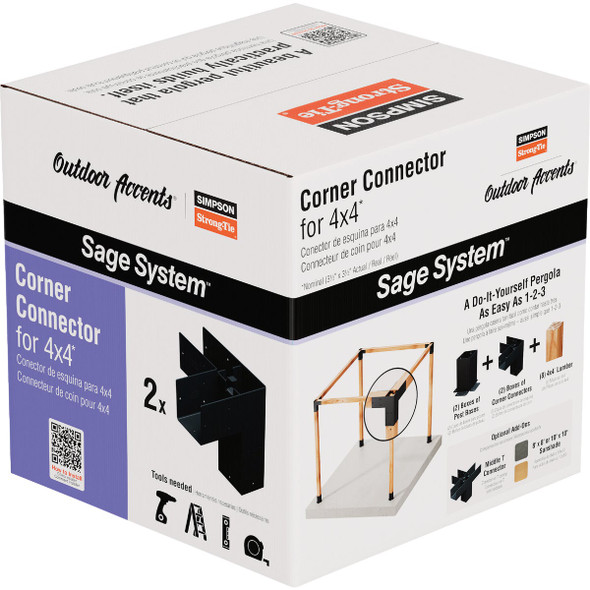 Outdoor Accents 2pk Sage Corner 4x4 SAGE-C44-KT2