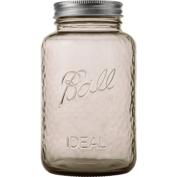Ball 1 Qt. Color Series Regular Mouth Sand Mason Jars with Lids (4-Count)