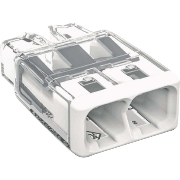 Wago 2-Wire Compact Push In Connector (10-Pack) 2773-402/K000-0008