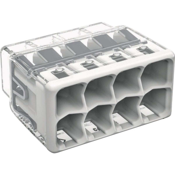 Wago 8-Wire Compact Push In Connector (5-Pack) 2773-408/K000-0008