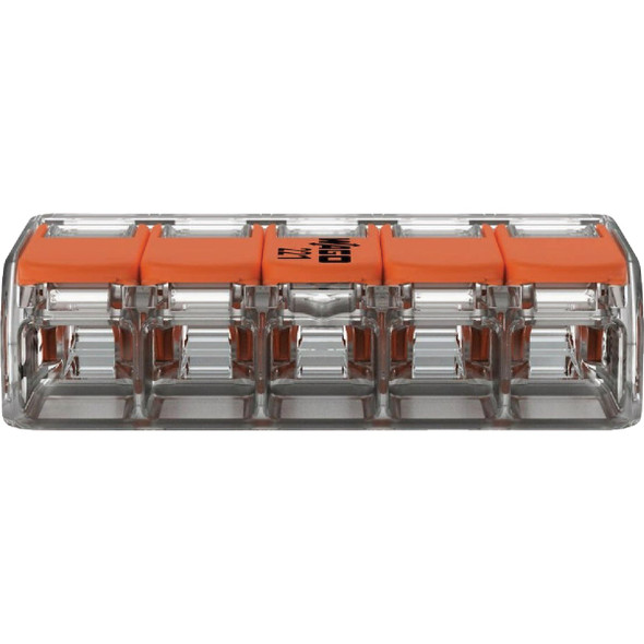 Wago 5-Wire 5-Port Lever Connector (50-Pack) Wago 5-Wire 5-Port Lever Connector (50-Pack)