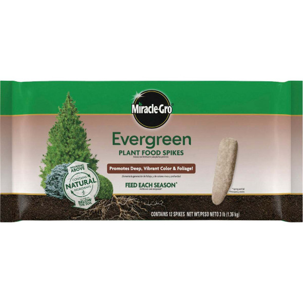 Miracle-Gro Evergreen Plant Food Spikes (12-Pack) 4851512