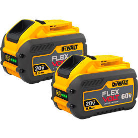 DeWalt DCB609-2 20/60V Li-Ion Flexvolt Battery 9Ah Extended Capacity 2Pk