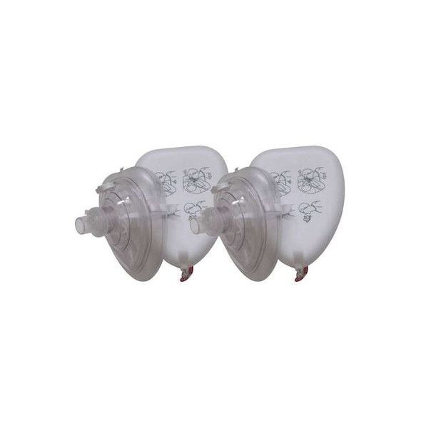 First Voice CPR Mask in Clam Shell Case,PK2 CPRB02-CLAM2