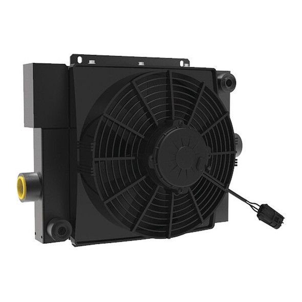 Akg Forced Air Oil Cooler,12VDC,4 to 50 gpm D16-12-BP65