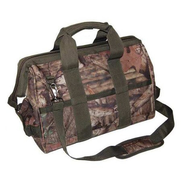 Bucket Boss Tool Bag,16 Pocket,Camo,16" x 8.5" x 10" 85016