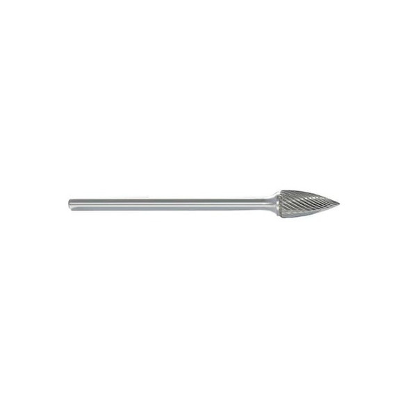 Manufacturer Varies Carbide Bur,Pointed Tree,1/4,1/4 Shank 310-002621