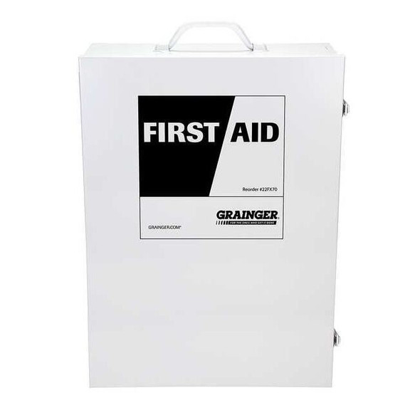 Manufacturer Varies Empty First Aid Kit,5 Shelves,27.5"H,WHT 54609